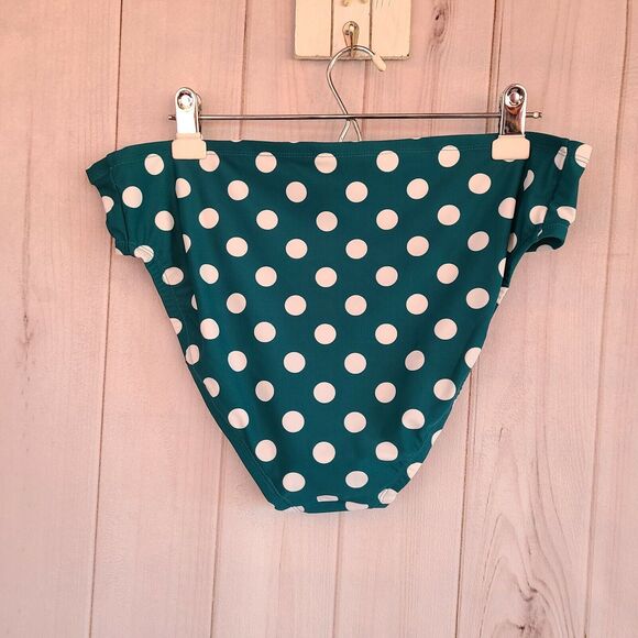 Lysa Swim Polka Dot Ruffled 2 Piece Swimsuit Size Women's‎ Plus 16W NWT - Picture 10 of 12